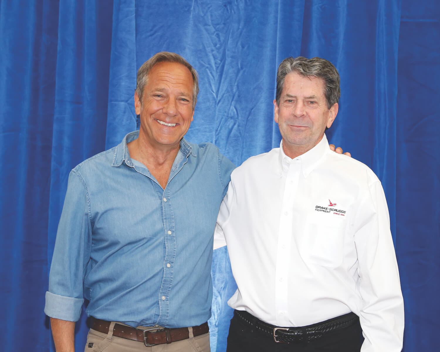 Mike Rowe and Bruce Drake