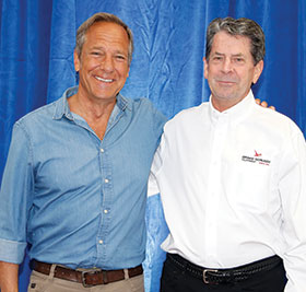 Bruce Drake meets Mike Rowe from Dirty Jobs