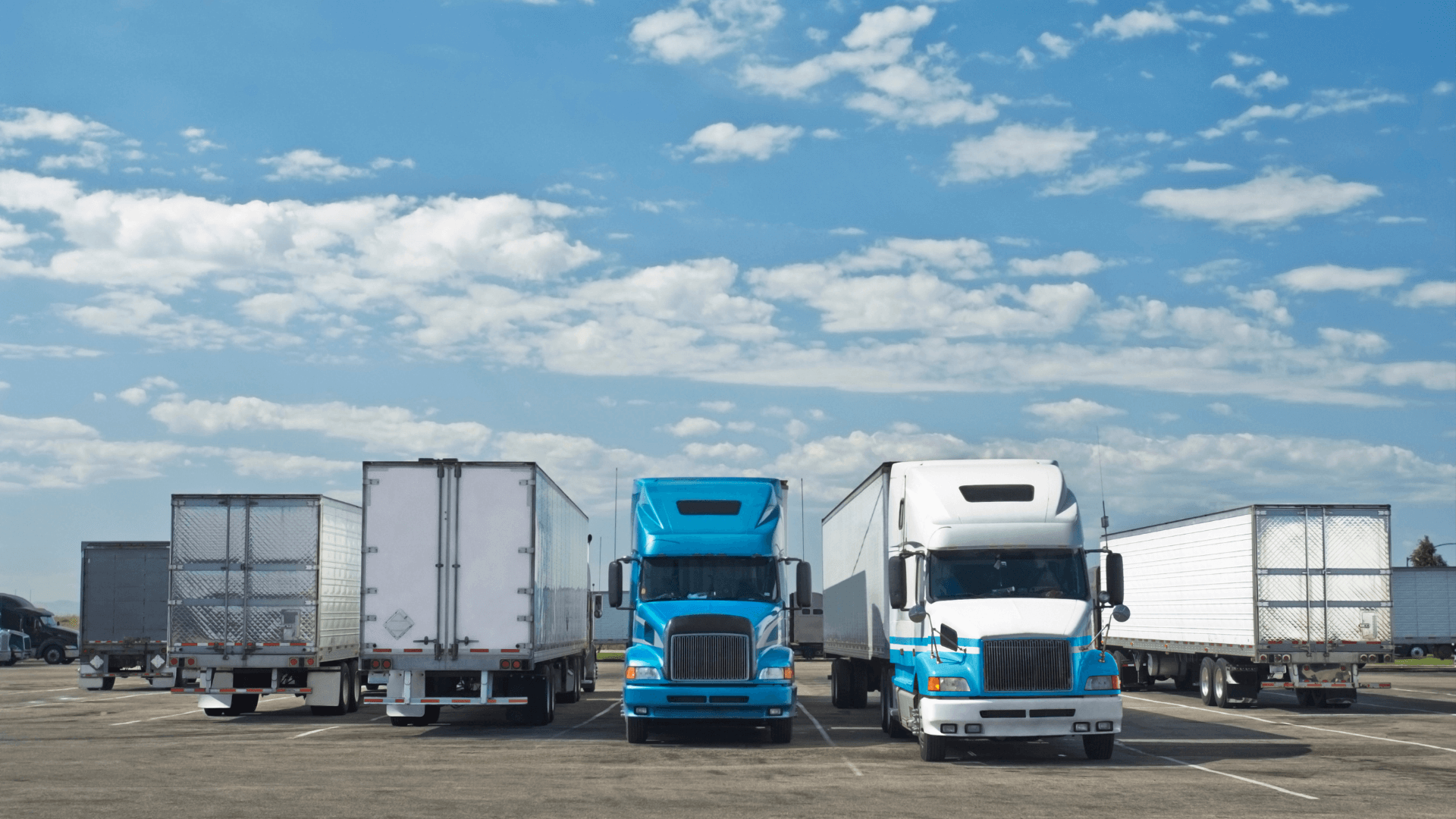 Semi Trucks Parked