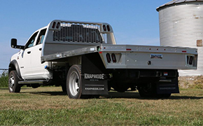 White knapheide truck body from Drake Scruggs
